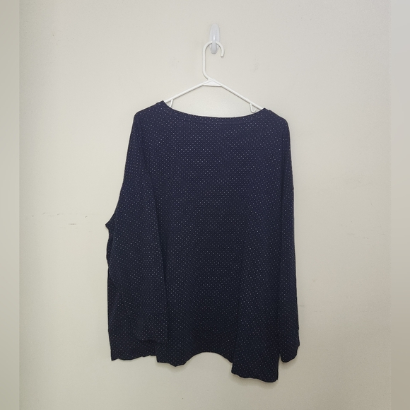 T By Talbots Rainbow French Terry Top Sz 3X - Picture 3 of 6